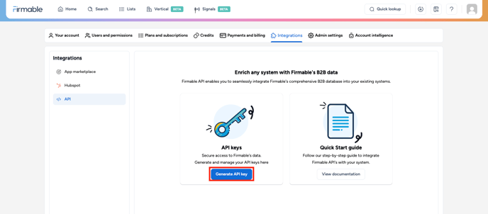 4 generate api key
