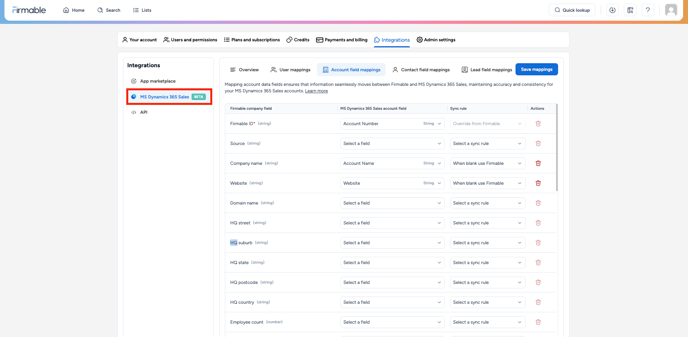 Click ms dynamics 365 