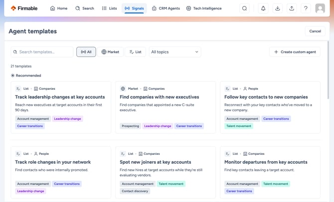 How to use Signal Templates