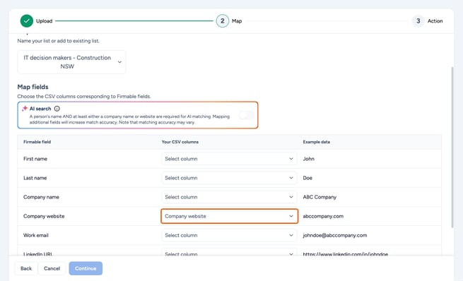 How to use the data upload and enrichment exchange