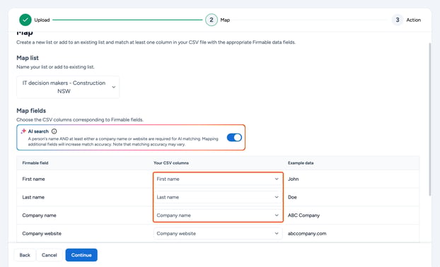 How to use the data upload and enrichment exchange